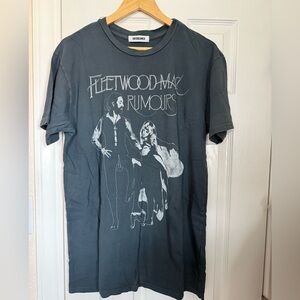 Daydreamer Fleetwood Mac Rumours Graphic T-Shirt - Gray